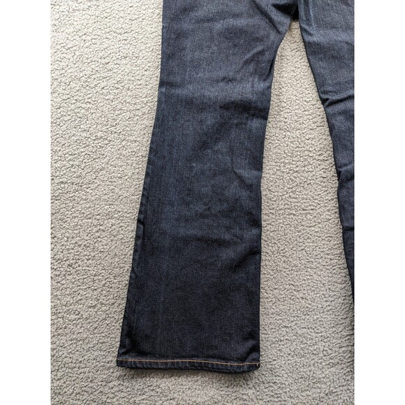Ann Taylor LOFT Women's size 10 Dark Wash Denim Flare Jeans - Picture 13 of 14